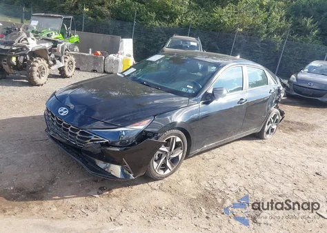 2021 Hyundai Elantra Sel из США, поврежденный, VIN 5NPLN4AG9MH020239